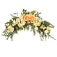thumbnail image 2 of Guirnalda floral decorativa, guirnalda para el hogar, corona para puerta, rosas de seda, arco de boda amarillo, 2 of 8