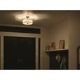 thumbnail image 2 of 43692BK Kichler Lighting Shailene - 3 Light Semi-Flush Mount - 18 inches wide-Black Finish, 2 of 10