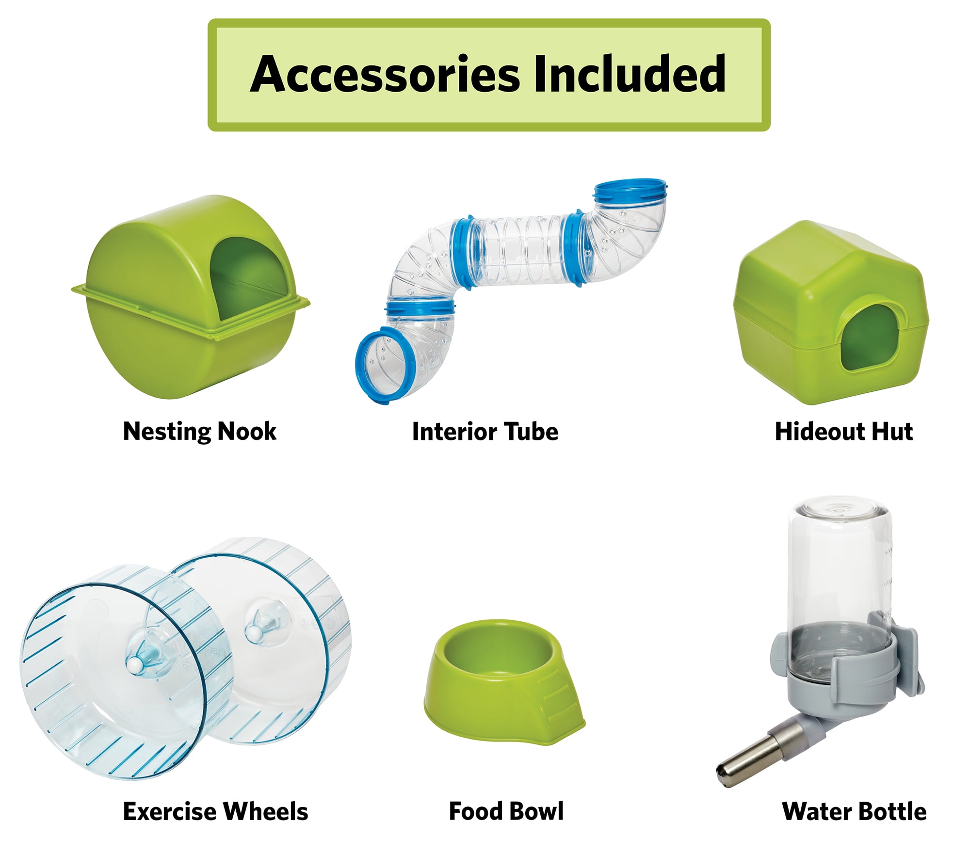 Free Shipping CritterVille Brisby Loft Hamster Home Includes ALL Accessories Walmart