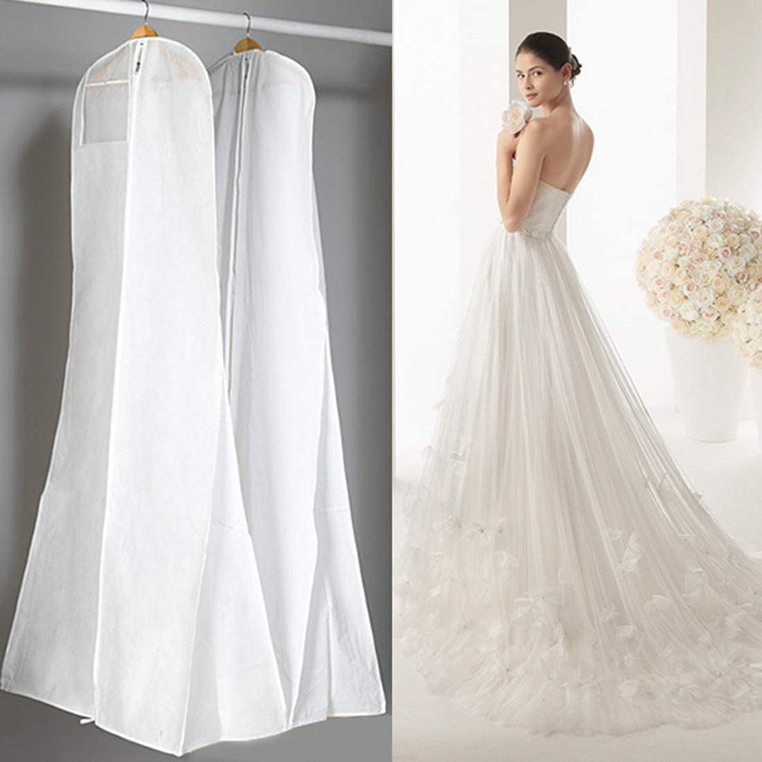 3 Pack Wedding Dress Garment Bag 71 x48” for India