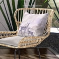 thumbnail image 2 of Amrita Sen Designs CAPL731BrCDS-ZP-16x16 16 x 16 in. Curious Deer Broadcloth Indoor & Outdoor Zippered Pillow - Multi Color, 2 of 4