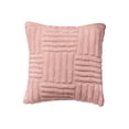thumbnail image 2 of Striped Pillowcase with Concealed Zipper, Soft Solid Color Cushion Cover for Decorative Home Accents, Removable & Breathable Pillow Protector, Available in White/Gray/Pink/Green, 2 of 6