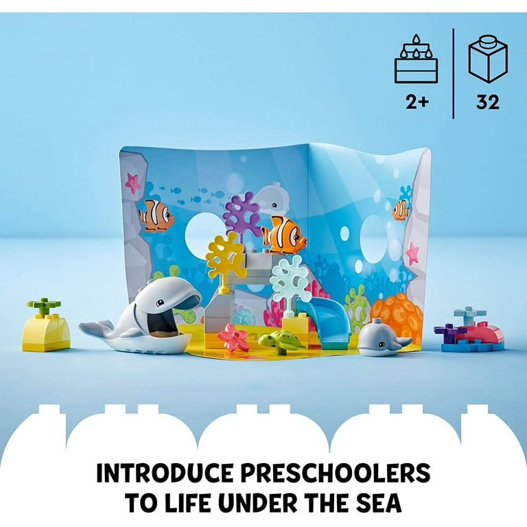 LEGO DUPLO Creative Ocean Set 10972, Toddlers Educational Animal