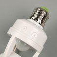 thumbnail image 4 of E27 Sensor Lamp Socket 100-240V, 10-300s Time Delay, 6m Sensing Distance, IR Motion Detection Bulb Holder Adapter, 4 of 4