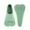 Green, variant on Swim Training Fins Soft Silicone Lap Swimming Short Floating Flippers with Mesh Bag for Kids Adult Men Women