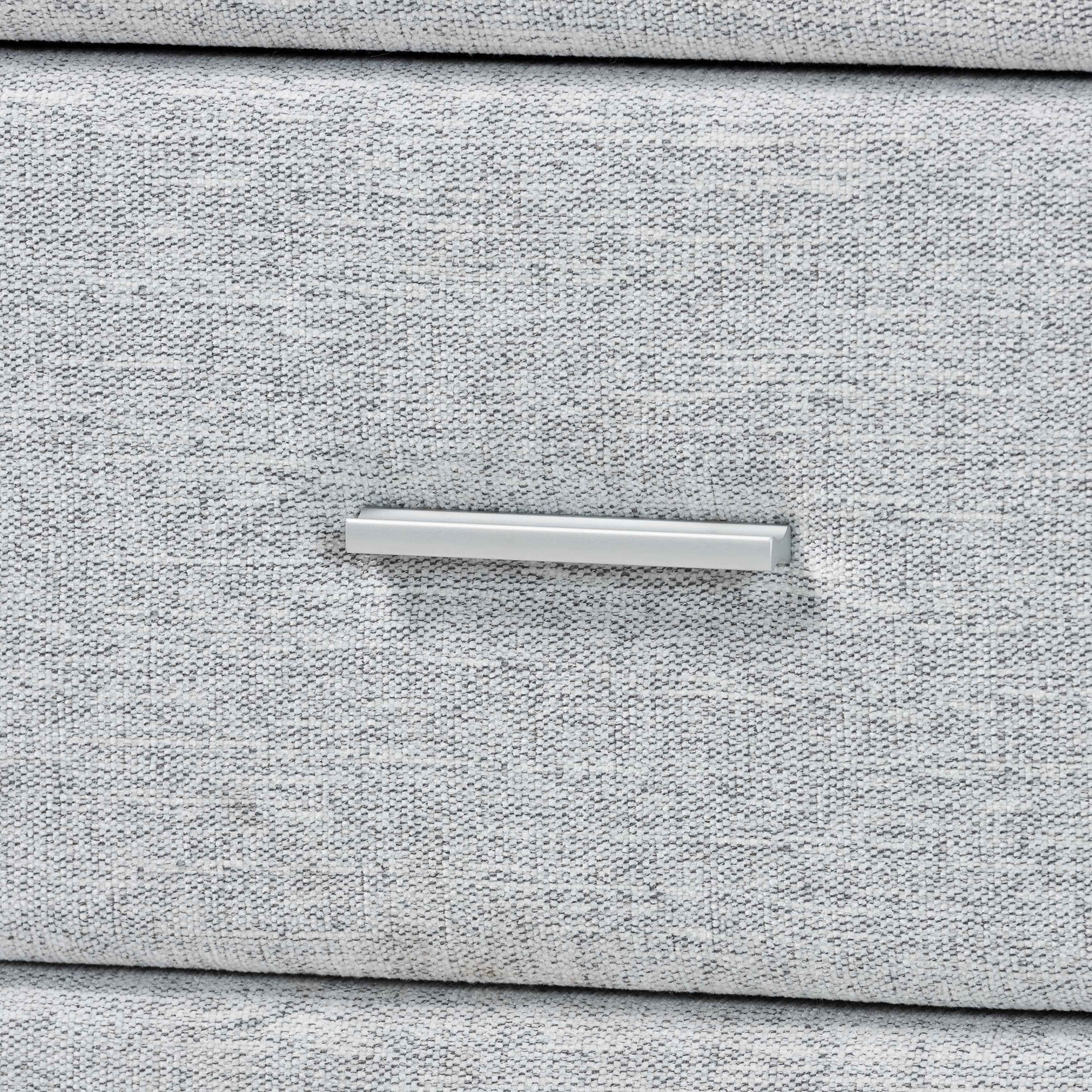 Baxton Studio Cadmus Modern Dresser, 4-Drawer, Light Grey
