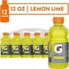 Gatorade Thirst Quencher Lemon Lime Sports Drinks, 12 fl oz, 12 Count Bottles