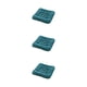 thumbnail image 4 of Cateissary Cojines de asiento con estilo de poliéster para una apariencia elegante y de moda Cojines para sillas de exterior verde negruzco 40 * Type1 NO1, 4 of 6
