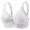 ZA-White, variant on HNMKIU Bras for Women Solid Thin Comfortable Bra Daily Casual Light Support Wireless