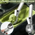 thumbnail image 2 of Leodye Multi-Functional Stainless Steel Ice Cream Spoon - Fruit/Dessert Scoop, 2 of 9