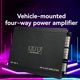 thumbnail image 2 of Amplificador de Audio Estéreo para Automóvil de 4 Canales, Clase AB, Amplificador de Potencia HiFi para Automóvil, 2 of 6