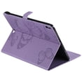 thumbnail image 5 of iPad Pro 12.9-inch 2108 Release Case, Allytech Embossed with Butterfly Folio Stand Wallet Case with Cards/Cash Holder [Apple Pencil Charging not Supported] for Apple Pad Pro 12.9" (2018), Purple, 5 of 8