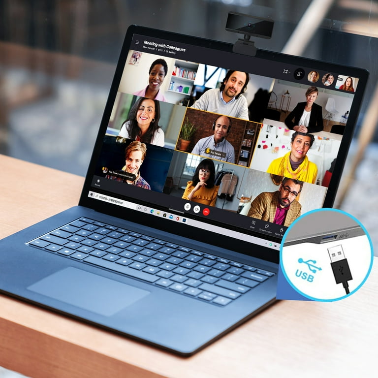 Anivia 1080p Auto Focus HD Webcam Built-in Mic,USB Desktop