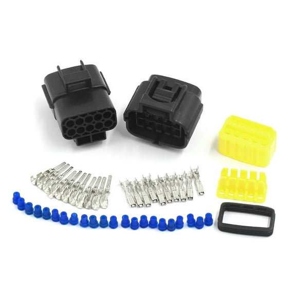 Car Motorcycle Waterproof 10 Pin Electrical 2.0mm AWG Wire Connector Plug