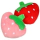 thumbnail image 3 of 2 uds juguetes de peluche chirriantes para perros, juguetes suaves con forma de fresa para masticar perros, juguetes suaves para limpieza de dentición de cachorros, 3 of 8
