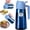Skyblue, variant on YARRAMATE 2-in-1 Olive Oil Sprayer & Dispenser with Stickers, 16oz Dark Glass Oil Bottle for Cooking (Black)