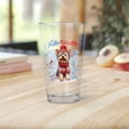 thumbnail image 2 of Hello Winter Yorkshire Terrier Smiling in Red Scarf Hat Welcome Christmas 16oz Pint Beer Glass Mug Yorkie Dog Lover Gifts Beer Glasses Cup - 00017, 2 of 5