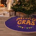 thumbnail image 5 of Sikiie Mardi Gras2 Nativity Christmas Tree Skirt, Jesus Christian Winter Holiday Tree Mat Decoration(30-48IN)30", 5 of 6
