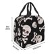thumbnail image 3 of Disketp black white Skull bone Bolsa Térmica para Almuerzo para Hombre y Mujer, Ideal para Trabajo, Senderismo y Picnic, 3 of 8