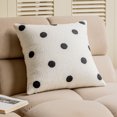 thumbnail image 2 of Kezqiaxn Pillows For Couch, 17.7X17.7In Sofa Throw Pillow Living Room Decorative Pillows Chenilles Bed Back Cushion Square Pillows For Sofa Bedside Window White, 2 of 6