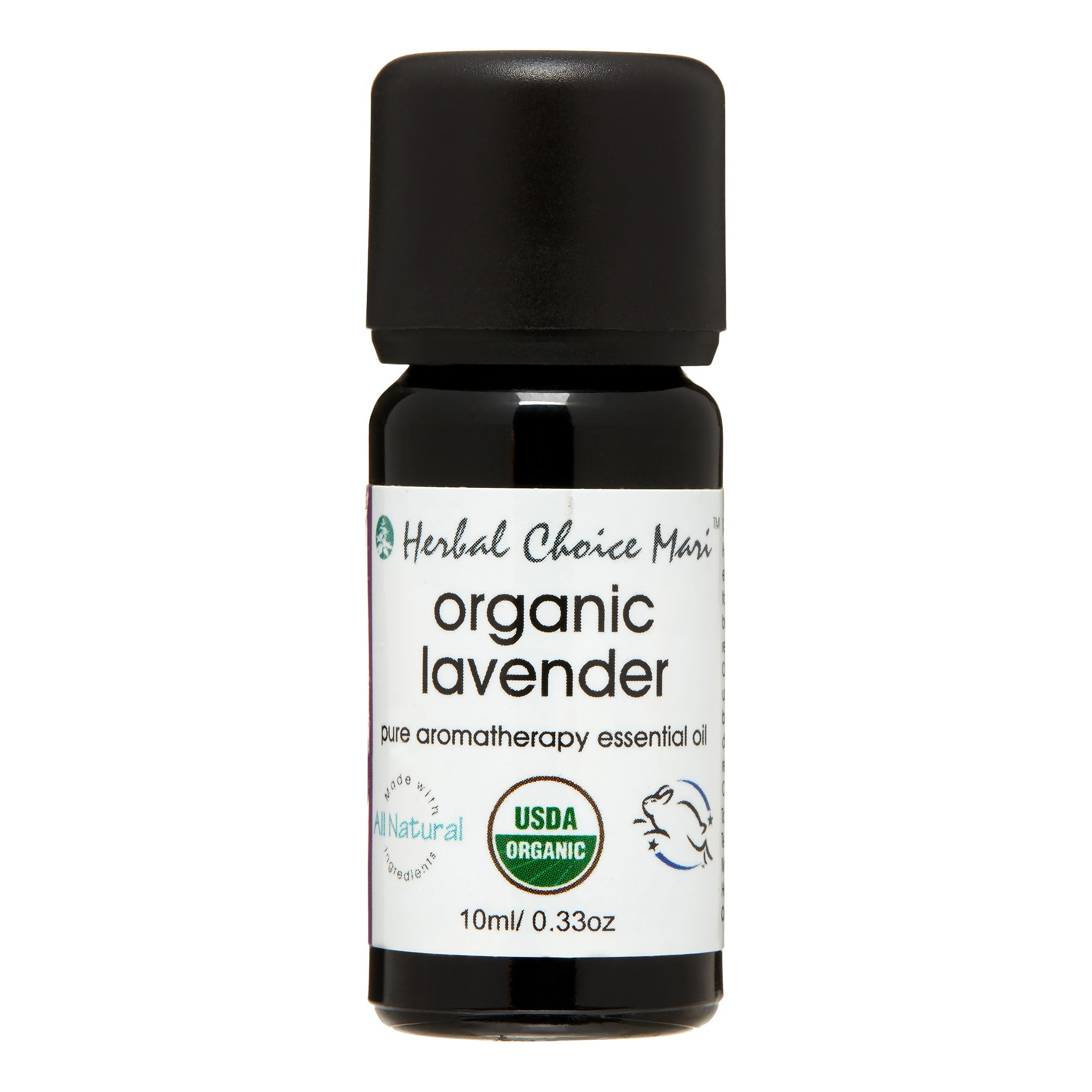 Herbal Choice Mari Organic Lavender Oil 10ml 0 33oz Glass Dropper Bottle