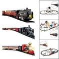 thumbnail image 3 of fastboy Battery Operated Electric Train Toy with Lights & Sound Black Steam, 3 of 7