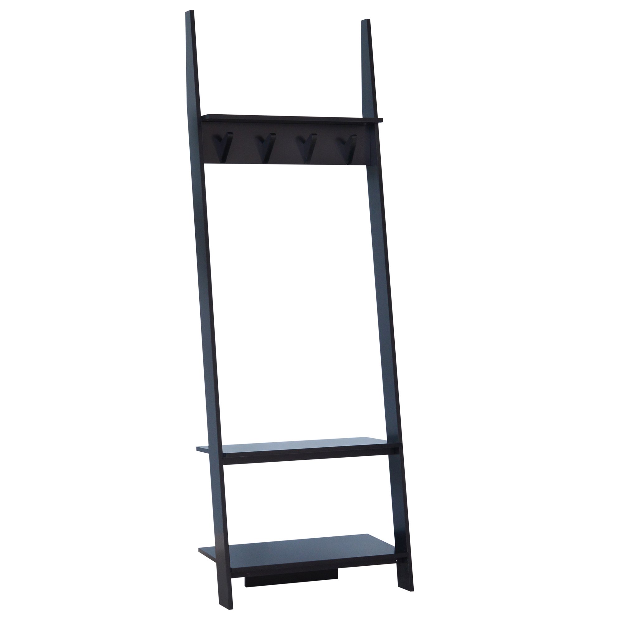 3 Tier Leaning Ladder Shelf Black Walmart Canada
