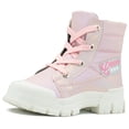 thumbnail image 3 of Botin Para Niña Yuyin 23533 Plataforma Chunky Puntera De Protección Rosa 19.5, 3 of 6