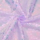 thumbnail image 1 of Tela de Lentejuelas Púrpura Iridiscente, por Yarda, 1 Yarda de Longitud 4.3 pies de Ancho Tela de Terciopelo Brillante y Centelleante para Costura DIY, Vestido, Fondo, Mantel, Camino de Mesa, 1 of 7