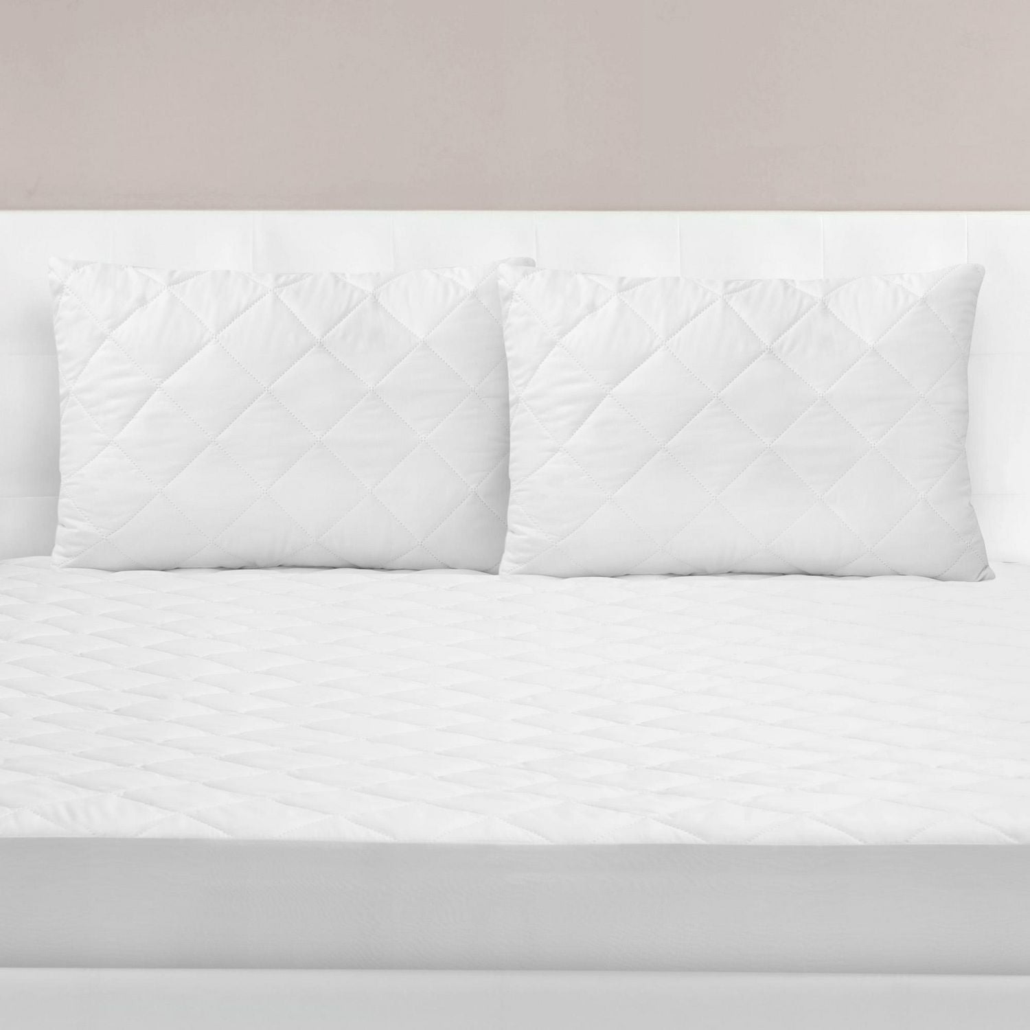 Safdie & Co. Pillow Cover 2PK Queen White