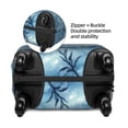 thumbnail image 5 of Luggage Cover Anti Scratch, Winter snowy night flowers Elastic Suitcase Protector Suitcase Covers for Luggage Fits 18-32 Inch Luggage, 5 of 6