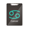 thumbnail image 1 of Portapapeles A4 Unbranded Junio y Julio patrón constelación de cáncer, 1 of 4