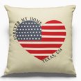 thumbnail image 1 of Cotton Canvas Pillow Case Forever My Home Texas 18 x 18, 1 of 1