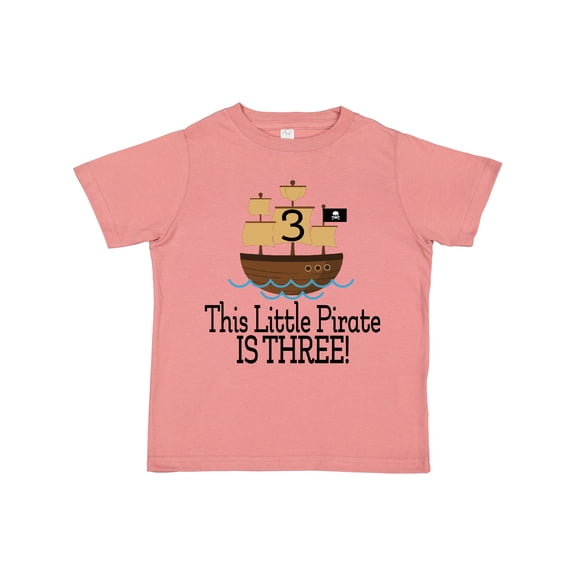 Inktastic Pirate 3rd Birthday Party Boys Boys Toddler T-Shirt