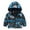 Dark Blue, variant on Toddler Boys Girls Windbreaker Camo Print Zip Up Hooded Jacket Kids Fall Light Outdoor Hiking Rainproof Coats with Pockets