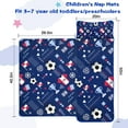 thumbnail image 5 of Blue Soccer Elements Pattern Toddler Nap Mats for Kids Preschool,Sleeping Mat Bag or Kids,Toddler Sleeping Bag,Toddler Nap Mat or Daycare, 5 of 6
