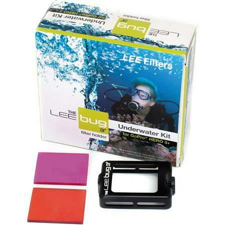 UPC: 5055782228963 | Bug 3 Underwater Kit for GoPro HERO3+  Includes LEE Bug Holder  Blue Water Filter (Red)  Green Water Filter (Magenta)  Protective Pouch
