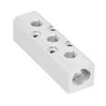 thumbnail image 1 of Manifold Splitter Aluminum Block, Pneumatic Distribution Connector for Compressors, Air Pumps, machines. High Pressure , Easy Installation,  Air Tightness, Widely  in, 1 of 7