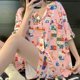 thumbnail image 1 of Sanrio-Conjuntos de Pijamas cortos de algodón para mujer, ropa de dormir de dibujos animados de Hello Kitty, traje de dormir dulce y encantador, ropa de dormir femenina para el hogar, otoño, 1 of 4