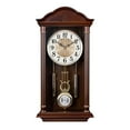 thumbnail image 2 of Retro Wall Clock Silent Pendulum Grandfather Clock Quartz Decorative 22.8inch High Traditional Design Birthday Gift Timepiece, 2 of 6