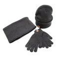 thumbnail image 3 of Womens Hat Scarf Touchscreen Gloves Warm Knit Gloves Neck Warmer Set With Lined, 3 of 3