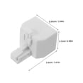 thumbnail image 2 of VERDANVERSE 10Ud Adaptador Divisor De Teléfono Rj11 6p4c Para Fax, Módem Y Teléfono Fijo, 2 of 8