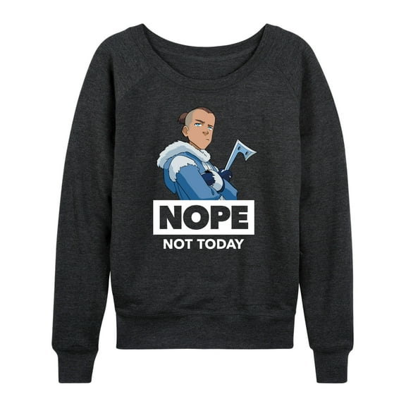 Avatar - The Last Airbender - Sokka Nope - Women's Lightweight French Terry Long Sleeve Shirt