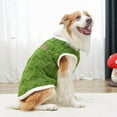 thumbnail image 4 of Large Dog Clothes, New Arrival Plush and Fleece Outerwear for Big Breeds, Warm Winter Fashion for Golden Retrievers and Large Cats. Green XS, 4 of 4