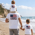 thumbnail image 2 of Dad Son Matching Shirts, Patriotic American Flag Dad And Son Outfit, Father's Day Gift For Dad, USA Family Matching Tee, 2 of 7