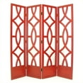 thumbnail image 1 of Wayborn Charleston Diviseur de Chambre en Rouge de Porcelaine, 1 of 1