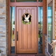 thumbnail image 5 of 30x30cm Rustic Wooden Easter Bunny Rabbit Hole Door Sign - Festive Decor for Home and Parties, 5 of 5
