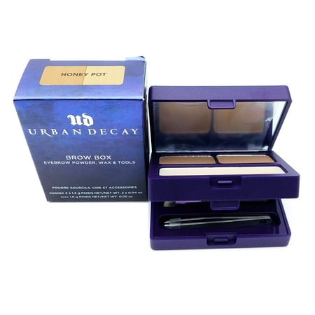 Urban Decay Brow Box Honey Pot: Eyebrow Powder 2 x .04 Oz., Wax .05 Oz., Tools