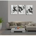 thumbnail image 2 of Black and White Wall Art Decor for Bedroom, 3 Pieces Abstract Lines Painting Canvas Print Artwork, Minimalist Home Decoration for Living room Bathroom (12x16 Inch x3)\u2026, 2 of 6