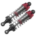 thumbnail image 4 of Milaget Alloy RC Shock Absorbers Durable Practical for 1/14 RC Car Parts Replacement Rear Red, 4 of 7